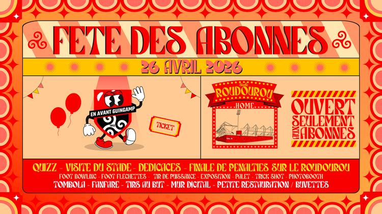 Fête des abonnés : rendez-vous dimanche à Roudourou