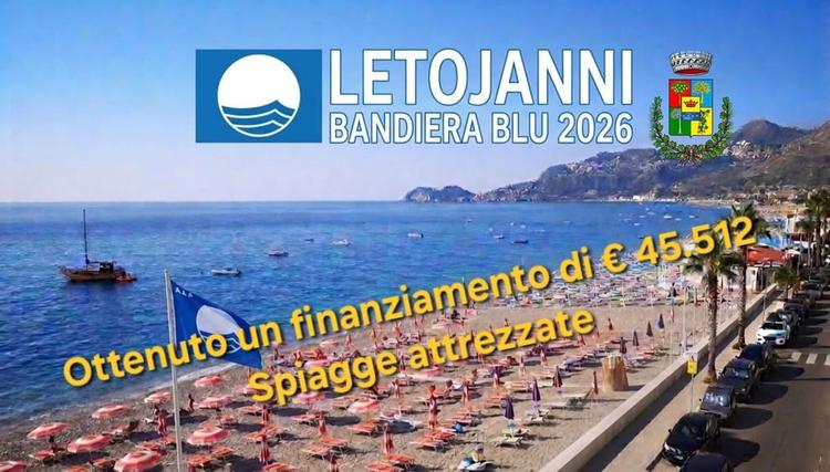 📌FINANZIATO IL PROGETTO DI LETOJANNI CON €45.512 PER ATTREZZARE LE SPIAGGE 🌊All'inizio della stagione balneare arriva...
