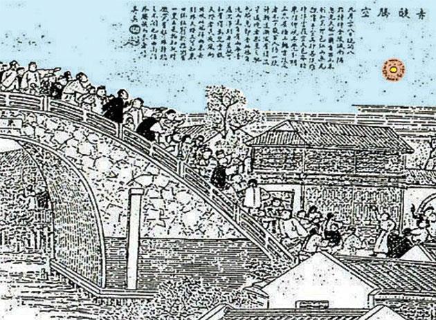 UFO über Nanjing 1892 (Illu.). Copyright_ Public Domain