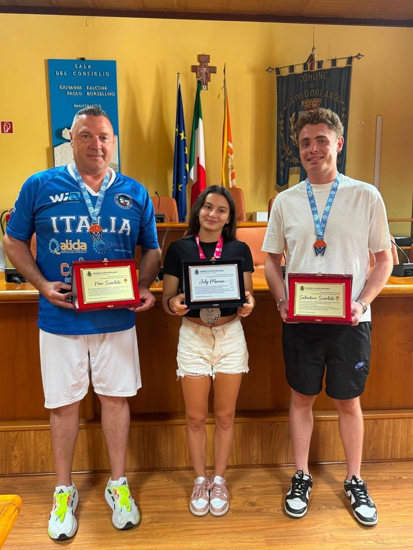 🏆 CAPO D’ORLANDO CELEBRA I SUOI CAMPIONI Questa mattina, nell’Aula Consiliare del Comune di Capo d’Orlando, la città ha...