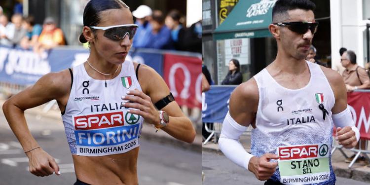 Europei di atletica, l'Italia della marcia è immensa: oro per Stano e Fiorini, che polverizza il record del mondo