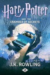 The cover of 'Harry Potter and the Chamber of Secrets' by J.K. Rowling