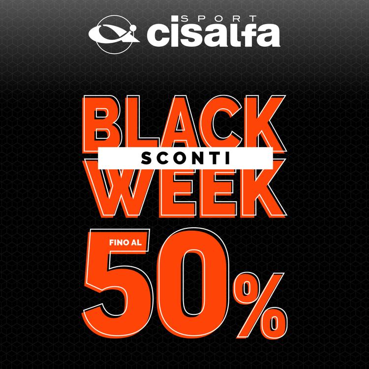 BLACK WEEK: sconti fino al 50% sui migliori brand