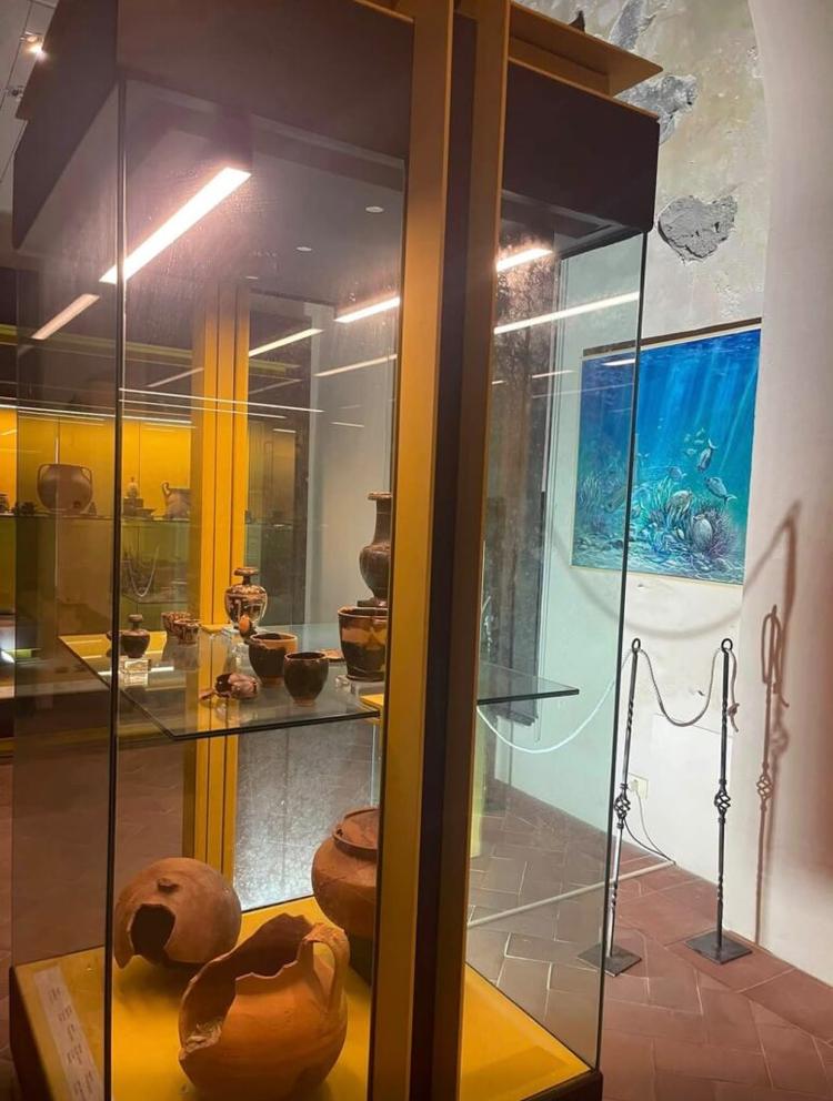 Una delle sale dell'Antiquarium