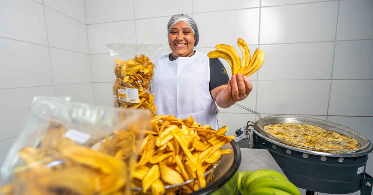 Empreendedora multiplica faturamento em 35 vezes com chips de banana