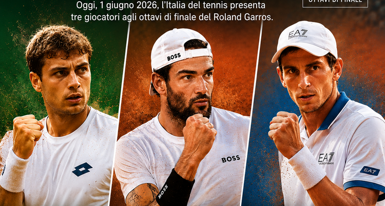 Roland Garros, è il giorno dei tre leoni azzurri: Cobolli, Berrettini e Arnaldi vogliono i quarti. Doppio derby all'orizzonte?