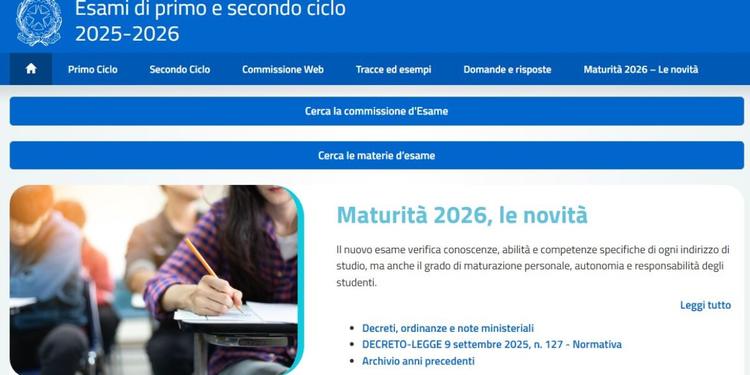 Maturità2026, online le commissioni d’esame, sono 13.989. Gli studenti coinvolti sono 527.607