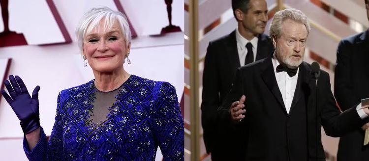 Glenn Close e Ridley Scott, que nunca ganharam um Oscar, vão receber prêmios honorários