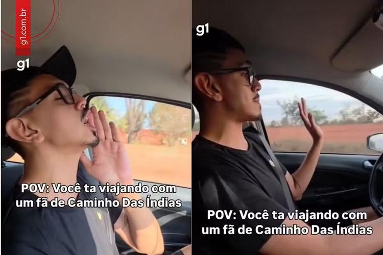 Ator de MS viraliza ao cantar trilha de 'Caminho das Índias' e ganha comentários de Rodrigo Lombardi e Juliana Paes