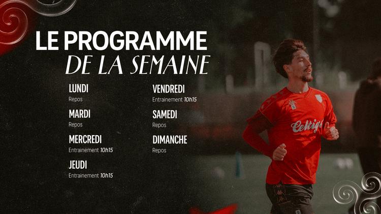 Le programme de la semaine