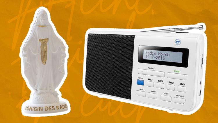Kostenlose Marienstatue zur Radiobestellung im Mai