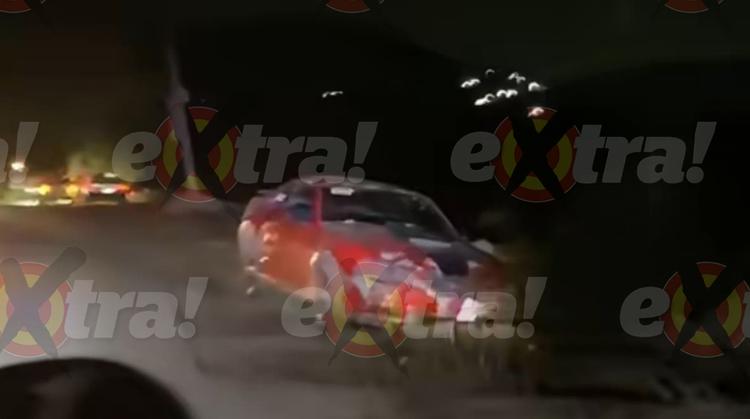 Conductor ebrio al volante destroza su auto deportivo en la carretera Galeana-Cuautla
