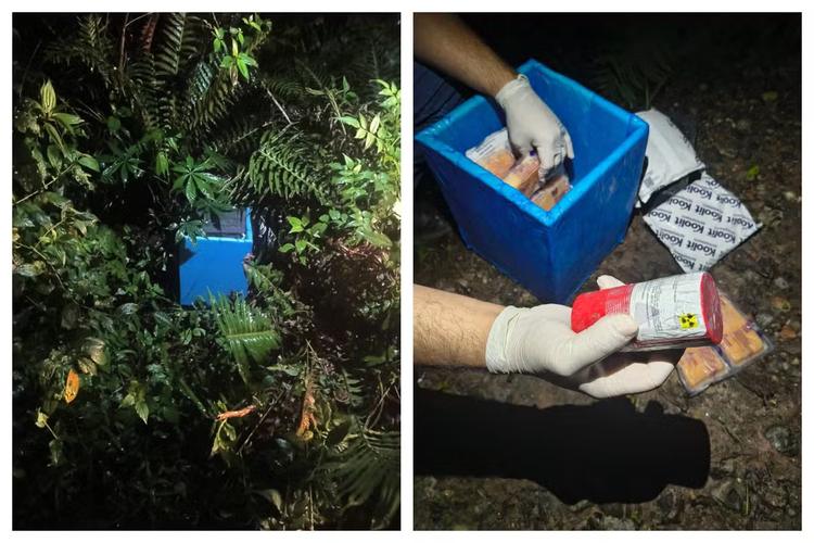 Material radioativo roubado de van é localizado em terreno baldio em SP; produto seria usado para tratar paciente com câncer