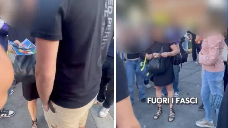 Che vergogna questo video, la docente “caccia” i giovani Fdi e Minetti: quindi, oggi…