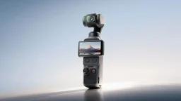 dji osmo pocket 4 on tripod outdoors