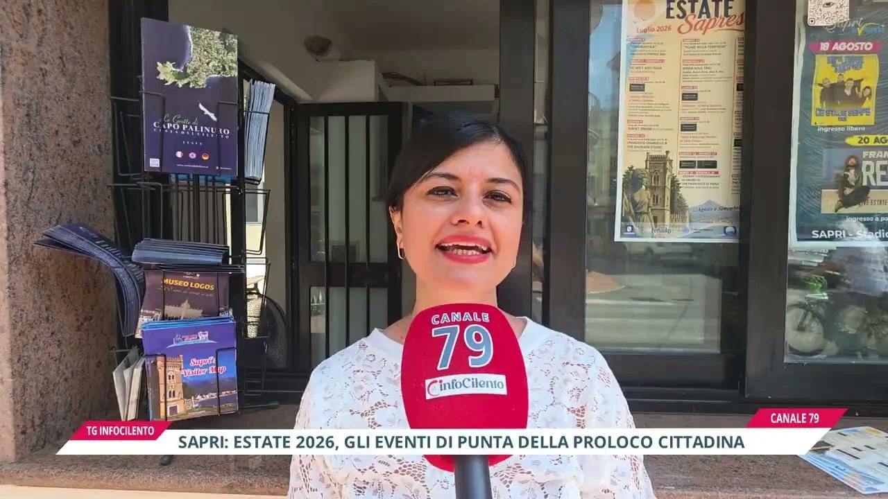 Estate 2026 a Sapri: ecco il programma degli eventi della Pro Loco
