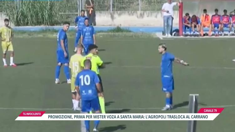 Polisportiva Santa Maria-Atletico Pisciotta: esordio per Voza al Carrano