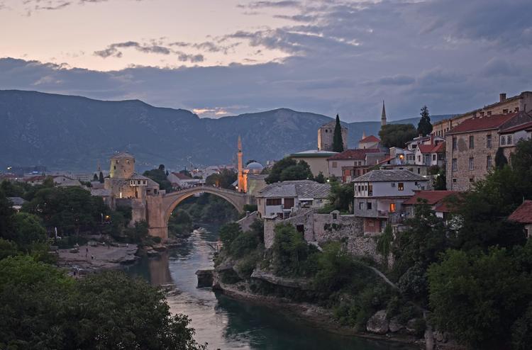 Mostar city of Bosnia and Herzegovina