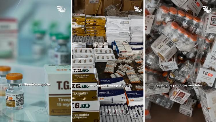 'Tem que tomar cuidado; se aumentar a dose, é hospital': Fantástico revela mercado ilegal de canetas emagrecedoras