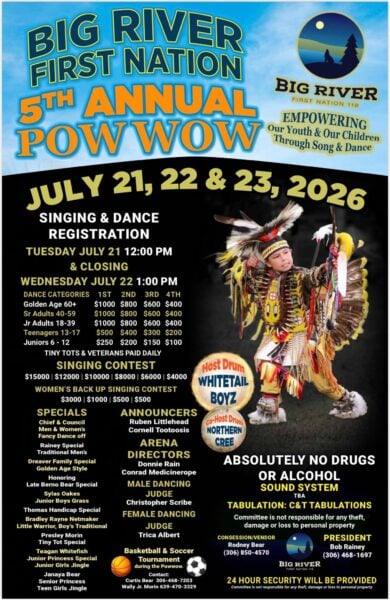 5th Annual Big River First Nation Pow Wow 2026