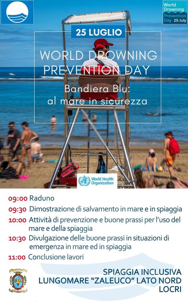 Il 25 luglio è la Giornata Mondiale della Prevenzione dell'Annegamento.  Si tratta di un'iniziativa dell’OMS che segue l...