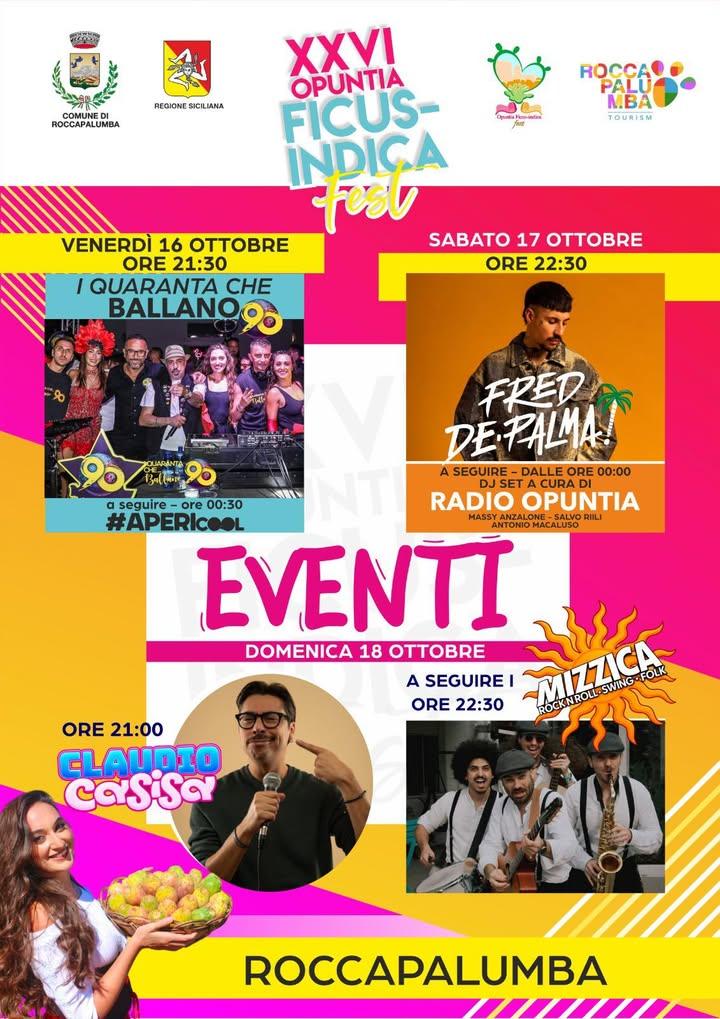 La XXVI edizione dell’Opuntia Ficus-Indica Fest si prepara a regalare a Roccapalumba tre serate straordinarie, all’inseg...