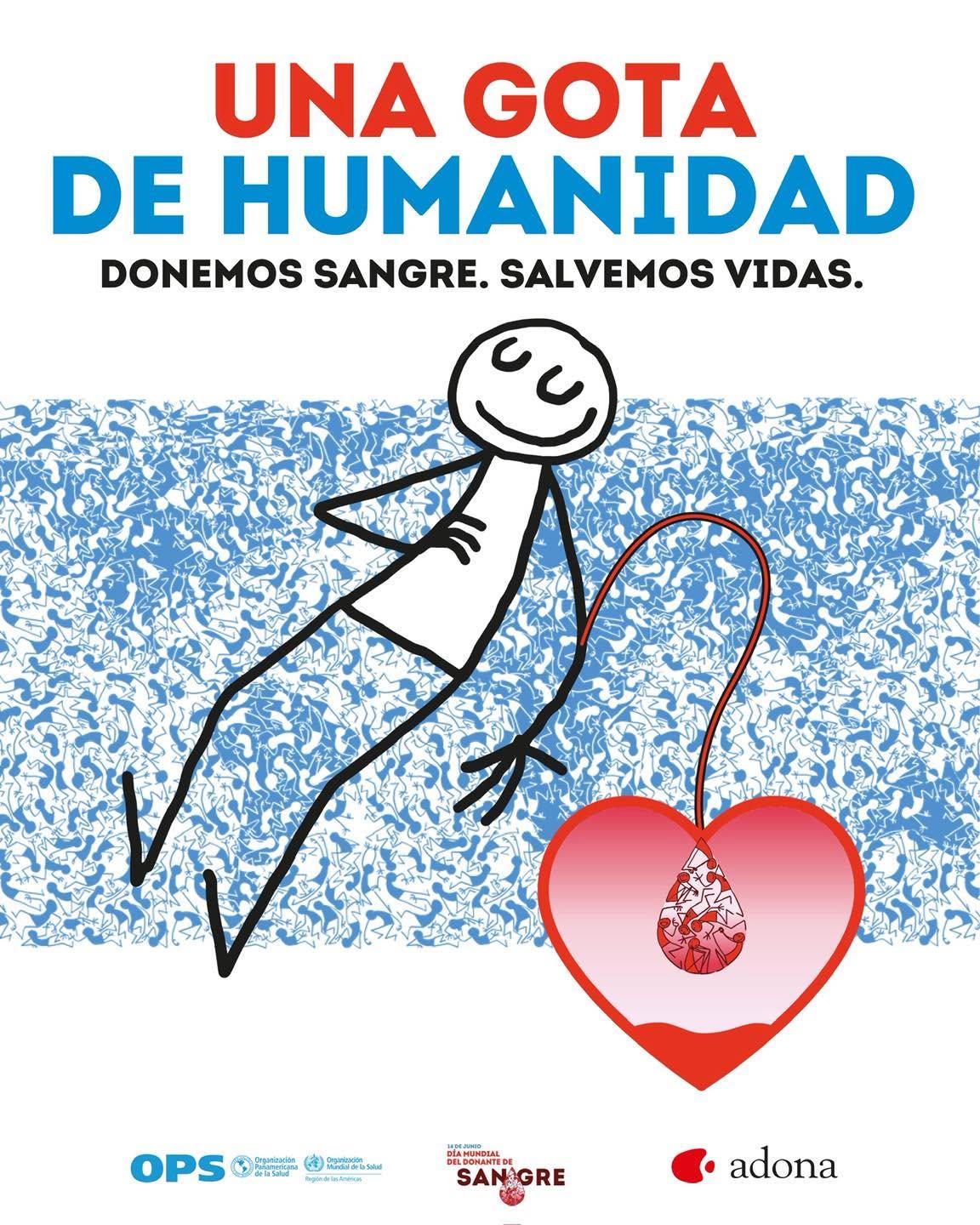 14 De Junio: Dia Mundial Del Donante De Sangre: Una gota de humanidad
