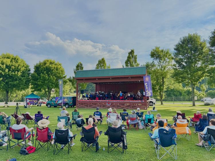 Symphony of the Mountains, 5th annual Patriotic Pops Concert at Leeman Field