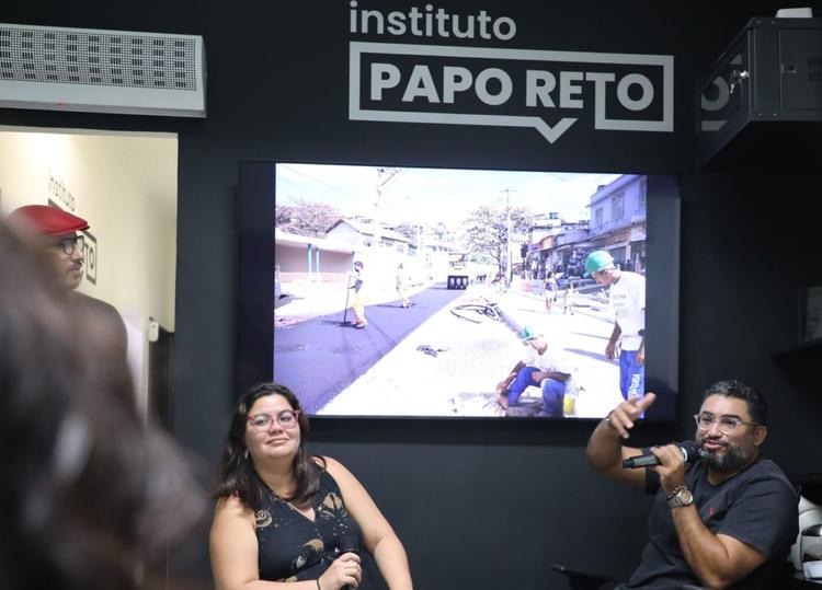 Raull Santiago fala no lançamento do instituto: 