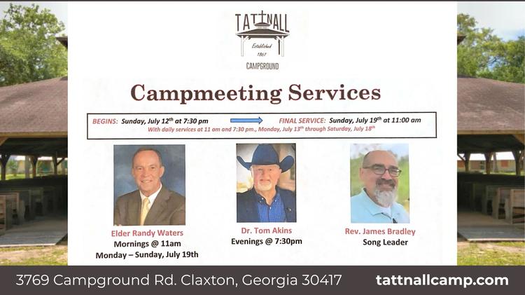 Tattnall Campmeeting 2026