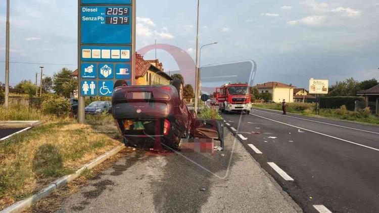 castellamonte incidente sant'antonio