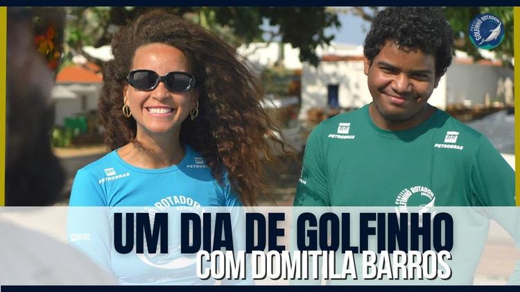 Um dia de golfinho com Domitila Barros