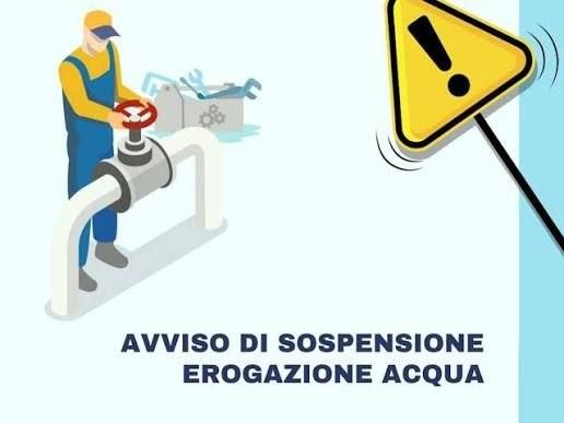 ATTENZIONE: INTERRUZIONE IDRICA Si sta intervenendo per riparare un guasto. Si verificherà una momentanea interruzione i...