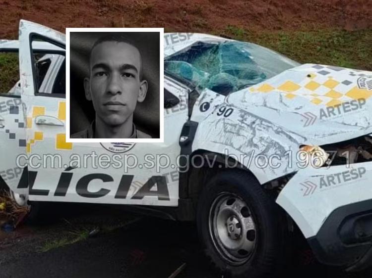 Identificado policial rodoviário morto em grave acidente com viatura em rodovia no interior de SP
