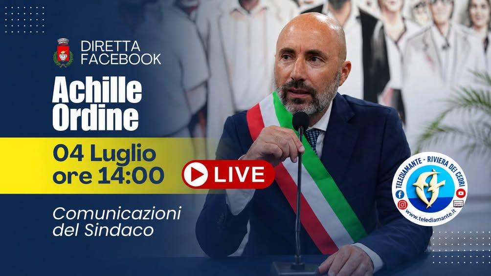 ℹ🎙 Comunicazioni del Sindaco di Diamante, Achille Ordine 📲 Diretta #notizie #notiziedelgiorno #news #tv #Info #informa...