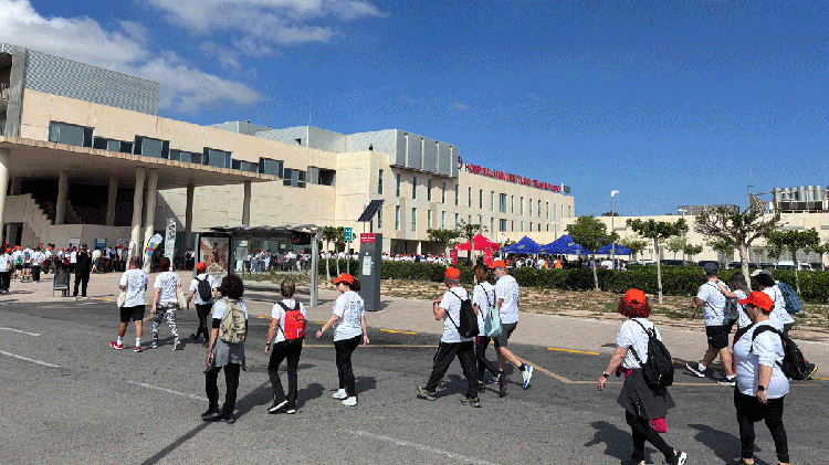 #Comarca: Más de 450 personas se suman a la I Caminata por la Salud en Elche