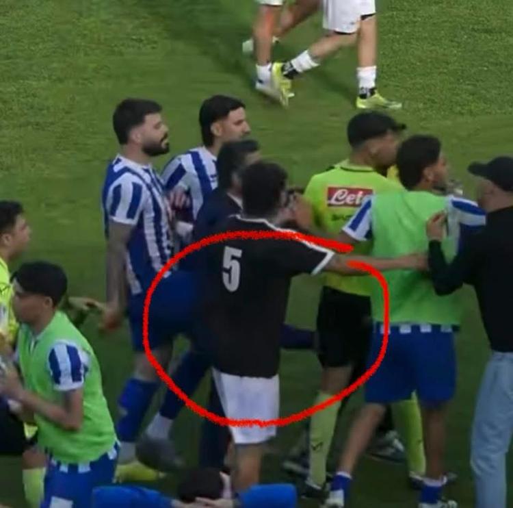 VIDEO. L’arbitro milazzese La Franca aggredito in campo: stangata del giudice sportivo sul Belpasso