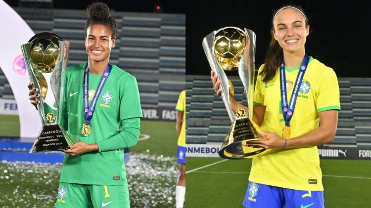 Mari e Marzia, do Inter, são campeãs e classificam o Brasil para o Mundial Sub-20
