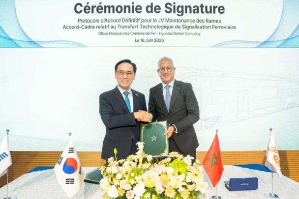 شراكة مغربية كورية لتعزيز مشروع القطارات ذات الطابقين