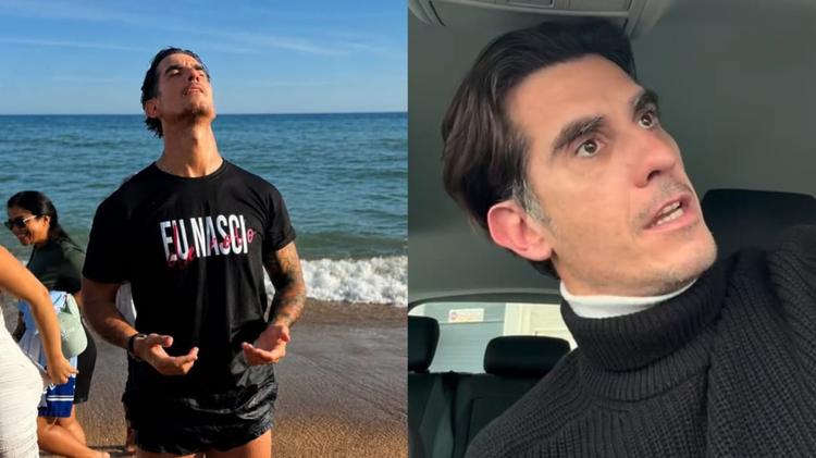 Turista português que viralizou no Brasil aceita Jesus e é batizado: “Cristo vive em mim”