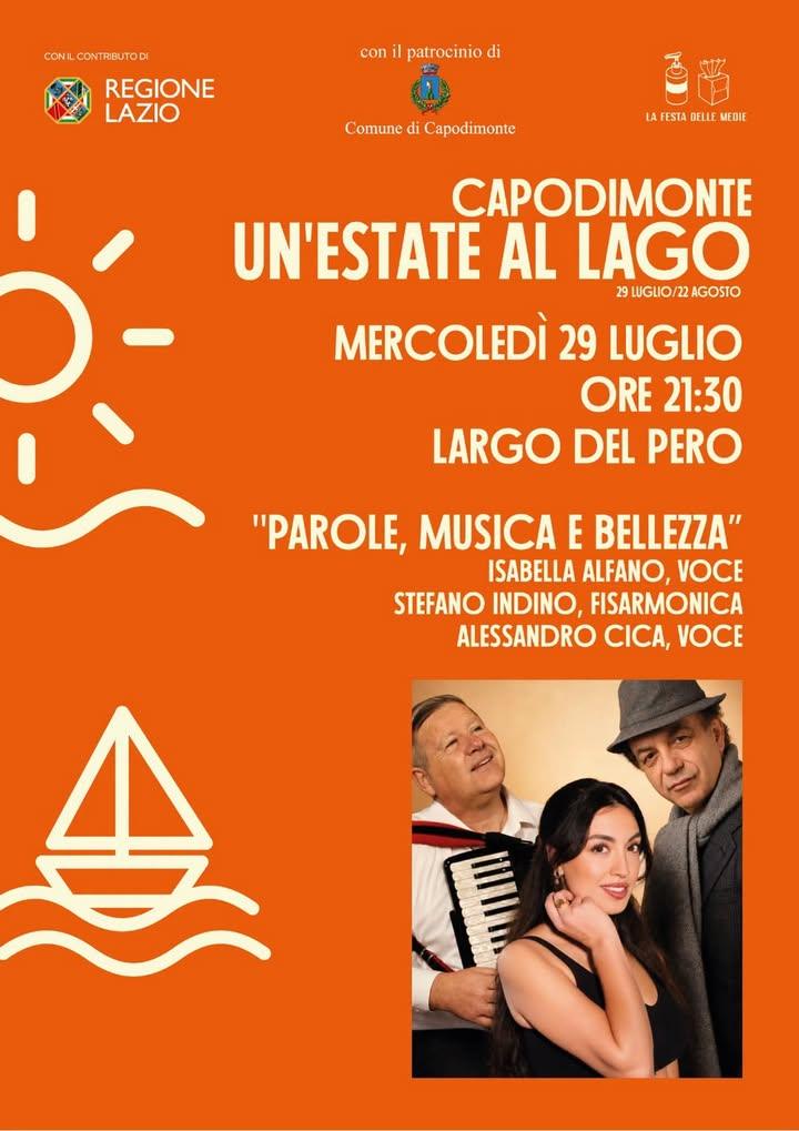 🌞🌊CAPODIMONTE UN'ESTATE AL LAGO 🌞🌊 A Capodimonte (VT) prende il via un nuovo percorso di eventi dedicato alla cultur...