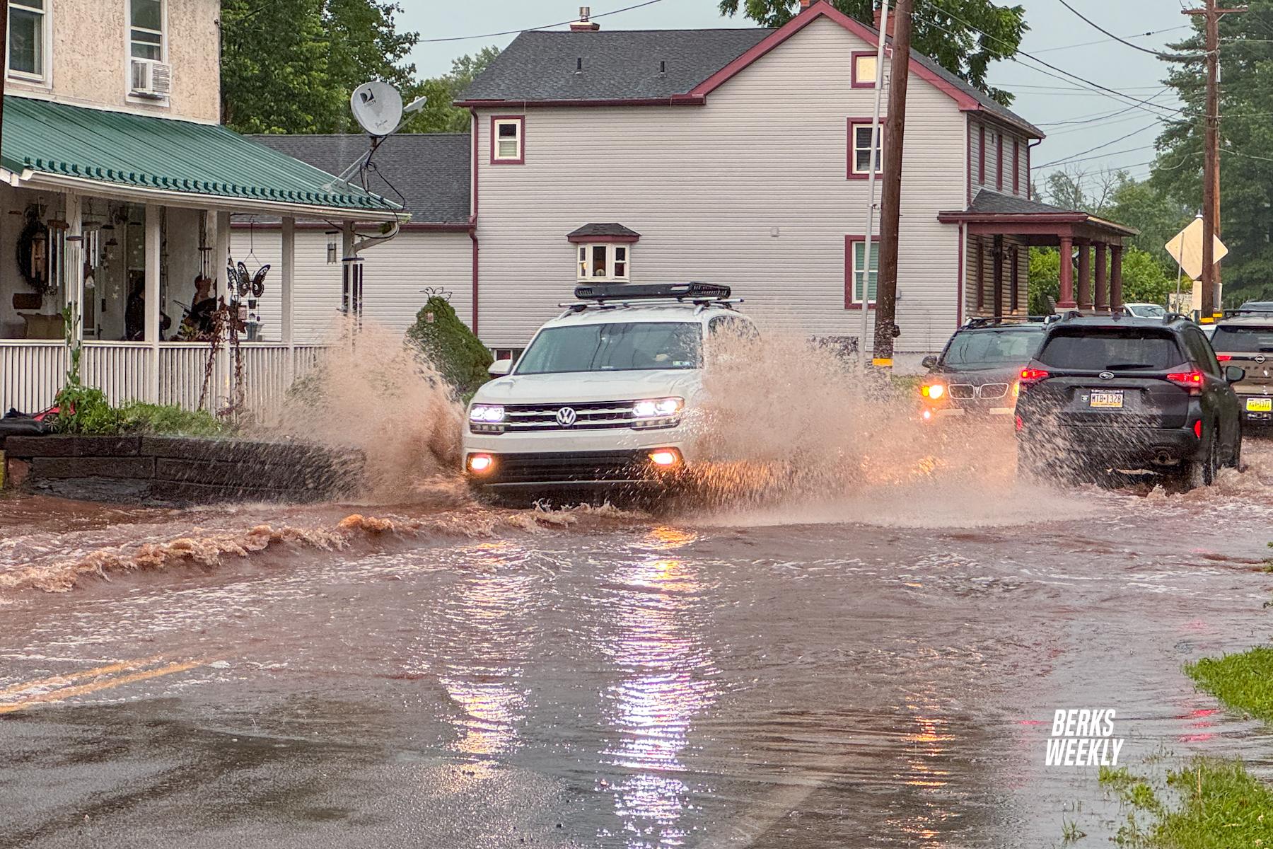 Flood Watch issued for Berks County as heavy rain threatens flash flooding