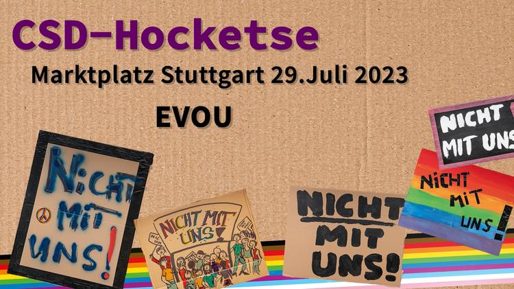 Stuttgart PRIDE 2023 • Hocketse: "Evou"