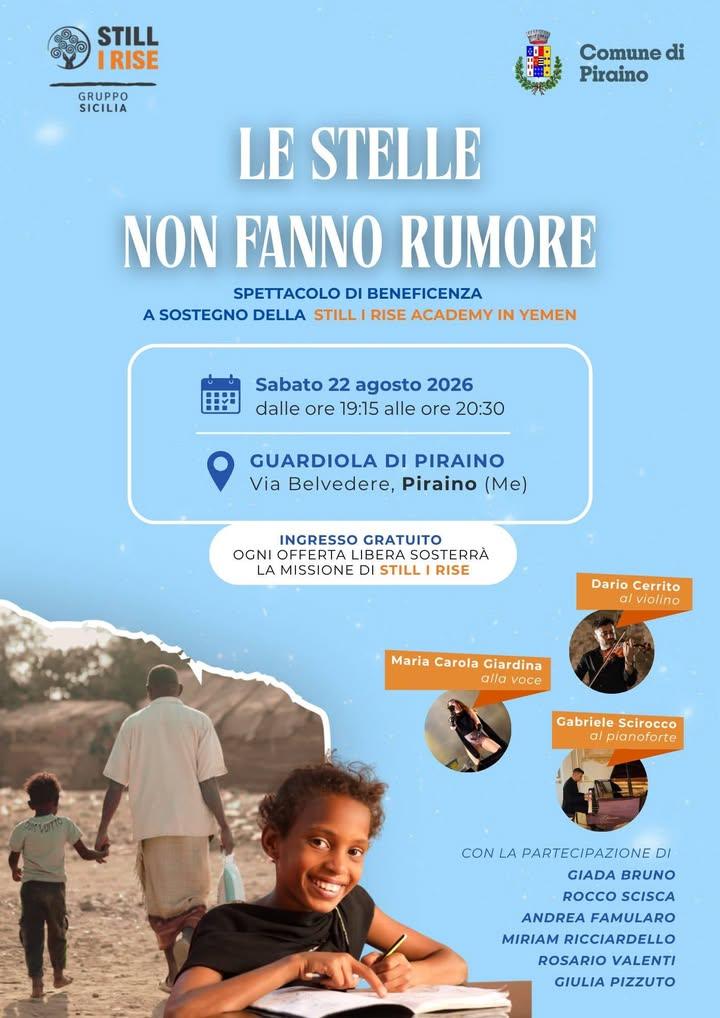 📌Le stelle non fanno rumore✨ Vi aspettiamo sabato 22 agosto, dalle 19:15 alle 20:30, alla Guardiola di Piraino per uno...