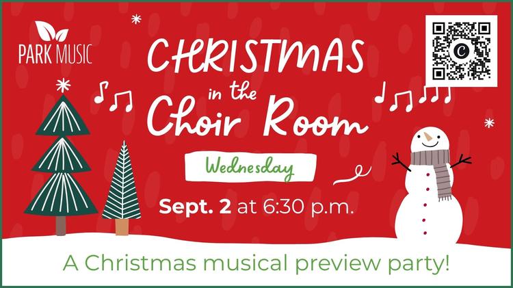Christmas in the Choir Room NEW DATE