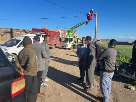 تدخلات ميدانية لإصلاح أعطاب الإنارة العمومية بجماعة حربيل