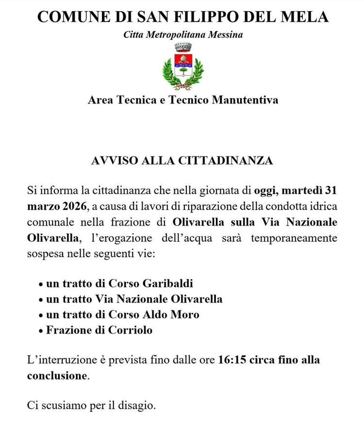 Città di San Filippo del Mela Posted