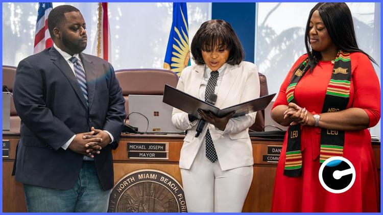 La chanteuse Anie Alerte reçoit une proclamation municipale à North Miami Beach