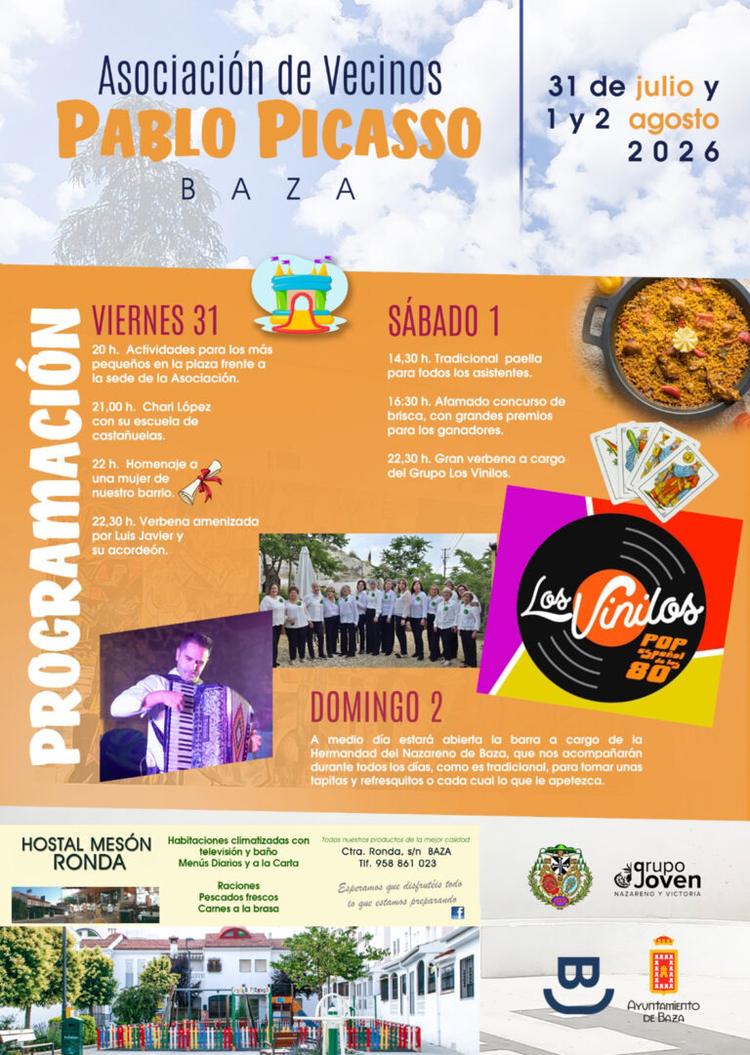 El barrio Pablo Picasso celebra sus fiestas del 31 de julio al 2 de agosto