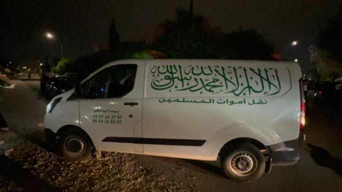 عاجل..استنفار بمراكش..العثور على شخص جثة هامدة داخل سيارة توزيع القهوة + صور